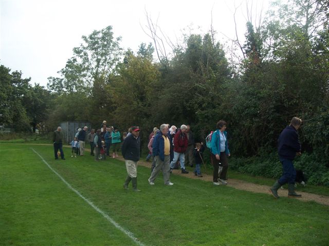 People set off in search of fungi