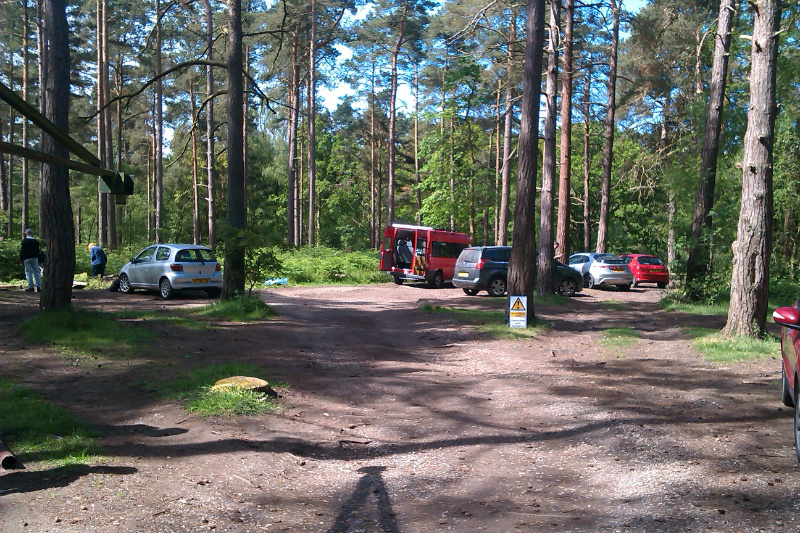 Car park at start of day